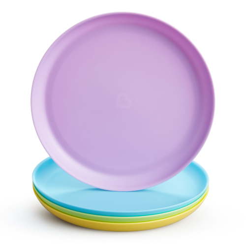 Munchkin® Multi™ Baby and Toddler Plates, BPA-free, Multicolor, Unisex, 8 Pack