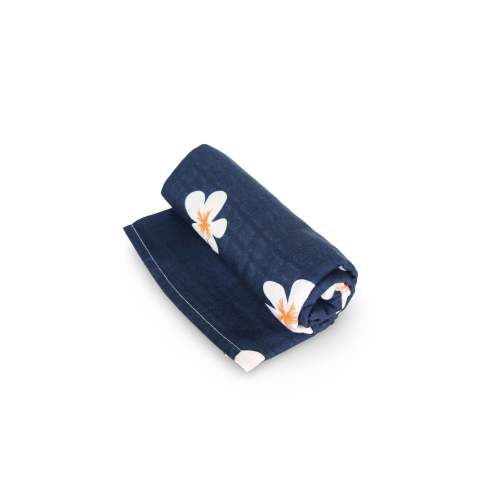 Muslin Swaddle Blanket - Midnight Pua