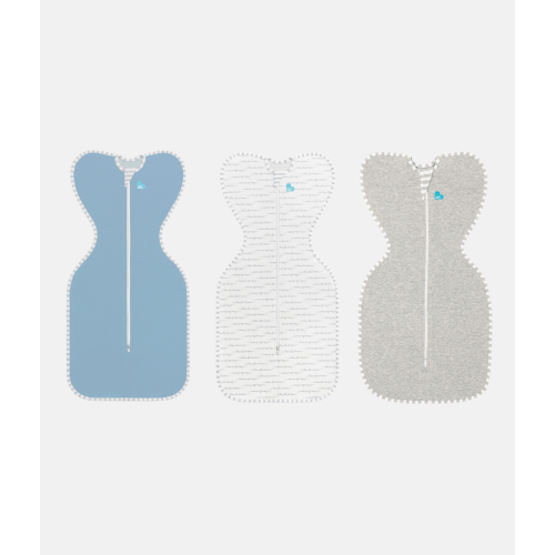 Swaddle Up Starter Bundle 1.0 TOG | Dusty Blue | Gray | White Dreamer