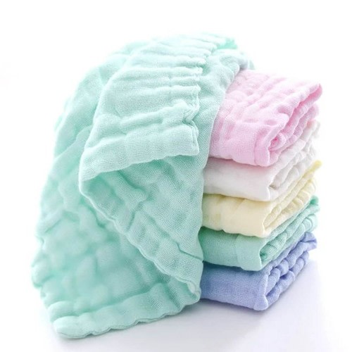 ionze 5 Pack Face Cloths, Soft Wash Cloth for Washing Face, Cotton Towels Reusable Absorbent Washcloths 12 x 12 Inch (Pink)