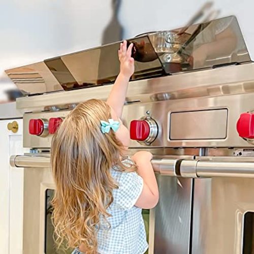 Prince Lionheart Stove Guard for Child Safety Premium Adhesive Stove Guard that Protects from Burns Adjustable Stove Guard