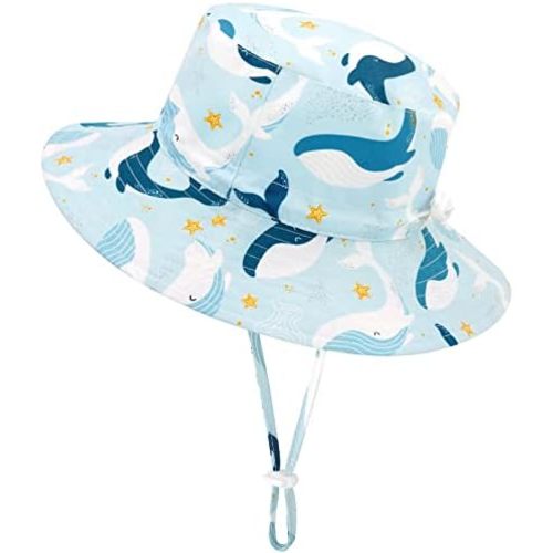 Sarfel Baby Sun Hat Summer Baby Boy Hats UPF 50+ Sun Protection Toddler Hat Bucket for Baby Girl Adjustable Kid Cap
