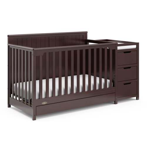 Graco® Hadley 5-in-1 Convertible Crib & Changer with Drawer