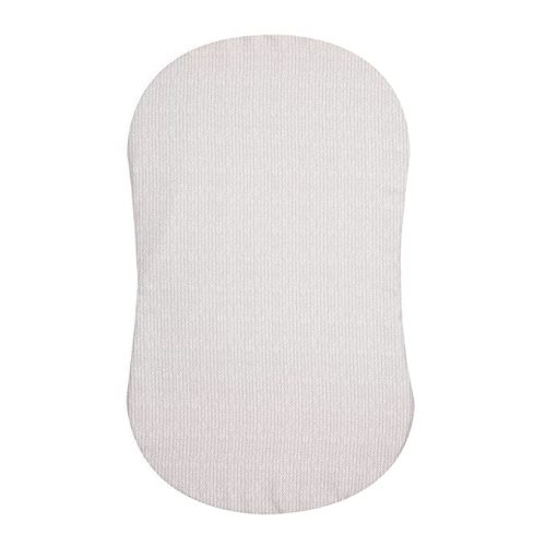 HALO Bassinest Fitted Sheet – Soft Fitted Bassinet Sheet for Baby – 30” x 16” Pre-Shrunk 100% Cotton Crib Sheet – Breathable Bedtime Sheet for Babies, Herringbone