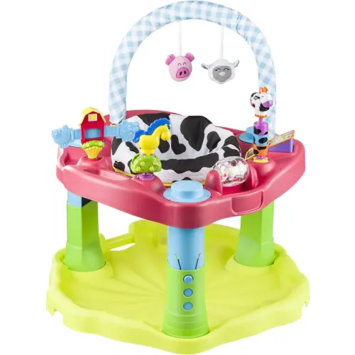 Evenflo Exersaucer Moovin & Groovin Activity Center, 25x30x30 Inch (Pack of 1)
