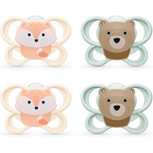 NUK Perfect Match Air Pacifiers, 0-6 Months, 4 Pack