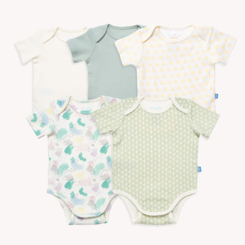 duckling dreams organic cotton magnetic bodysuit | 5 set – Magnetic Me