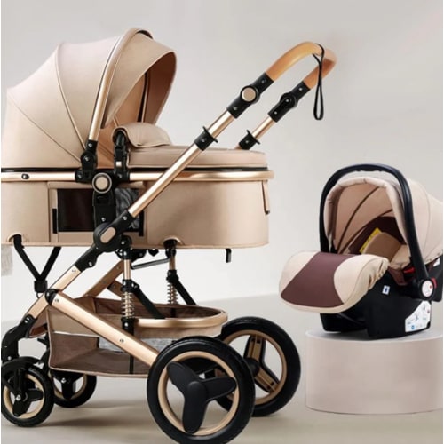 LuxeRide™ Elite 3-in-1 Baby Stroller, Bassinet & Car Seat - Comfort Modes for Sleeping & Sitting