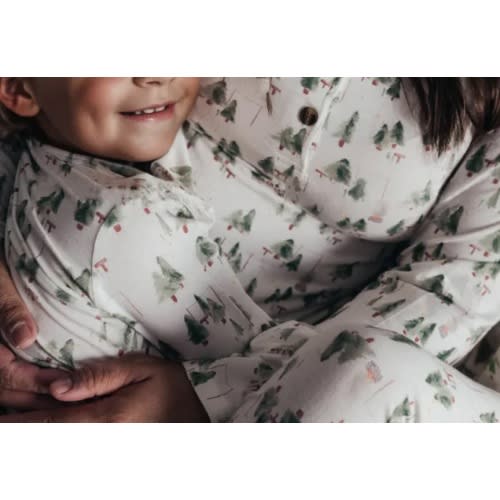 Leafy Dreams-Family Matching Christmas Pajamas