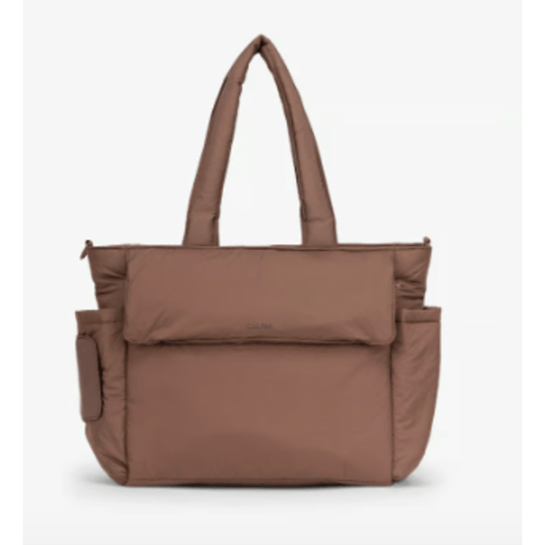 Diaper Tote Bag with Laptop Sleeve in Hazelnut | CALPAK
