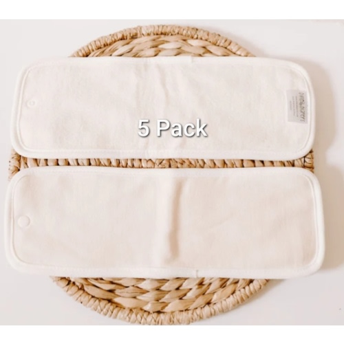 4 Layer Newborn Insert: 5pk Reusable Cloth Diaper Liner – Dino Diapers