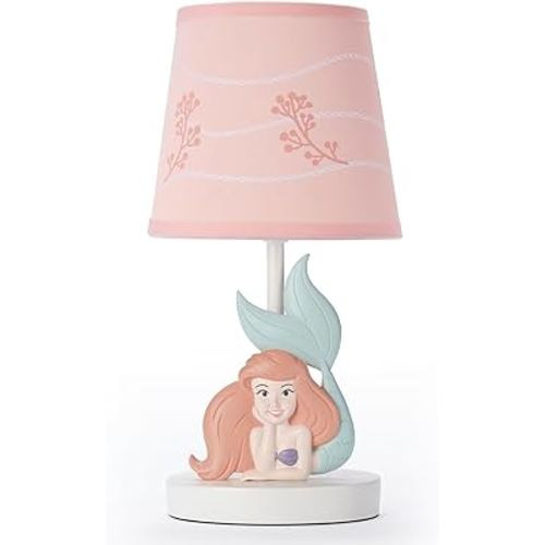 Bedtime Originals Disney Baby The Little Mermaid Ariel Lamp with Shade & Bulb
