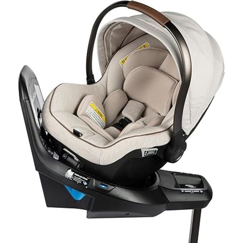 Maxi-Cosi Peri™ 180 Rotating Infant Car Seat, Baby Car Seat Rotating Carseat, Swivel Car Seat, Desert Wonder