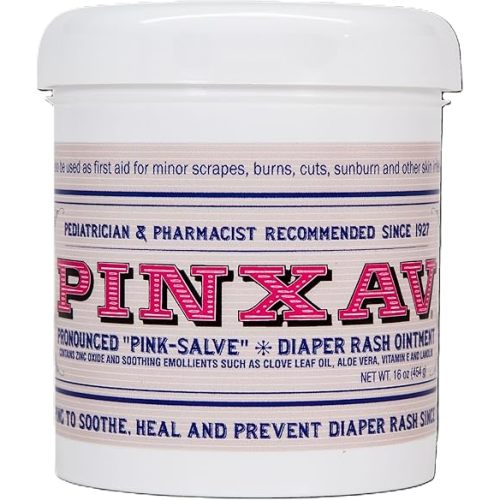 PINXAV Healing Cream, Fast Relief for Diaper Rash, Eczema, Chafing, Bed Sores, Acne, and Minor Cuts and Burns (16 OZ)