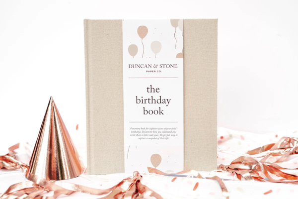 Keepsake Birthday Book | Duncan & Stone Paper Co.