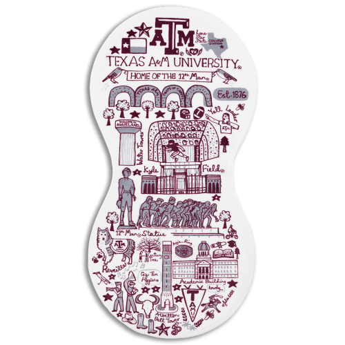 Texas A&M Julia Gash Burp Cloth