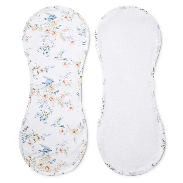 Sweet Swallows Organic Cotton Burp Cloth