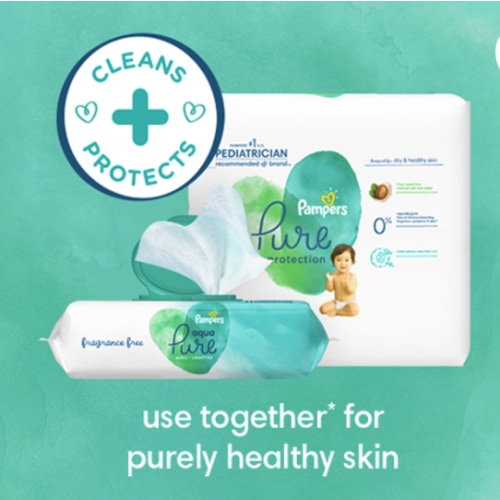 Pampers® Aqua Pure Wipes | Pampers