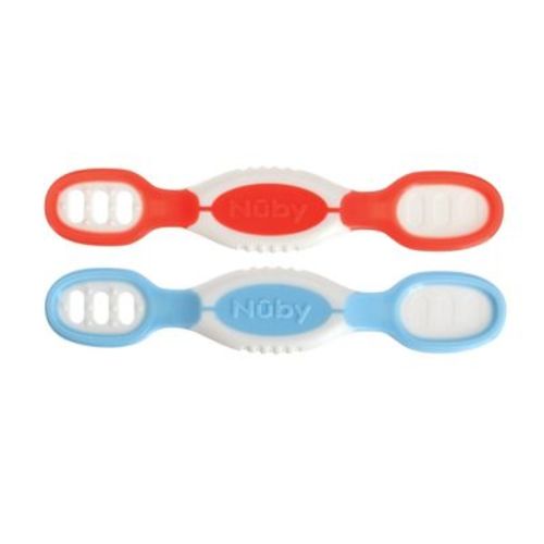 Nuby Dip or Scoop Spoons - Neutral - 2pk
