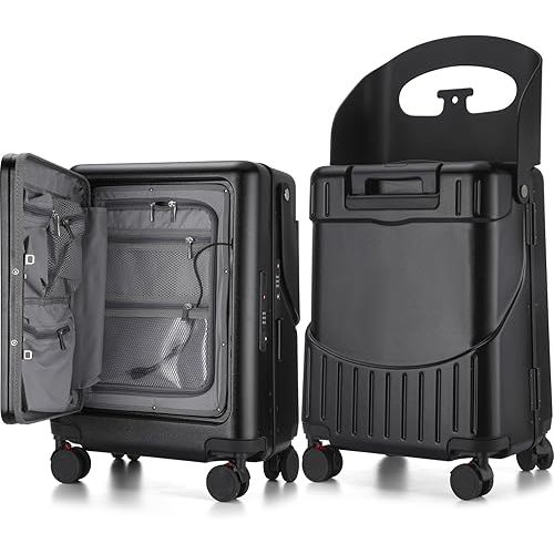 20 Inch Ride on Luggage with Seat for Kids