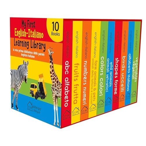 My First English-Italiano Learning Library (la mia prima biblioteca delle parole Inglese-Italiano): Boxset of 10 English - Italian Board Books (English and Italian Edition)