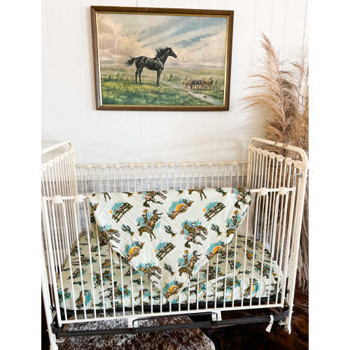 Buckaroo Ranch Bronc Bamboo Swaddle 2.0