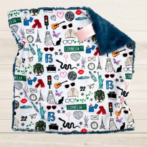 Taylor Lovey Blanket | Pop Star Baby Blanket | Unique Gift for Baby Girl | Nursery Decor