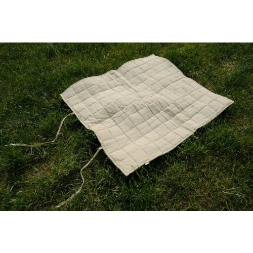 Hemp Linen Play Mat Filled HEMP Fiber in Natural Linen Fabric Light Yellow Mustard Nursery Baby Blanket Blanky Padded - Etsy