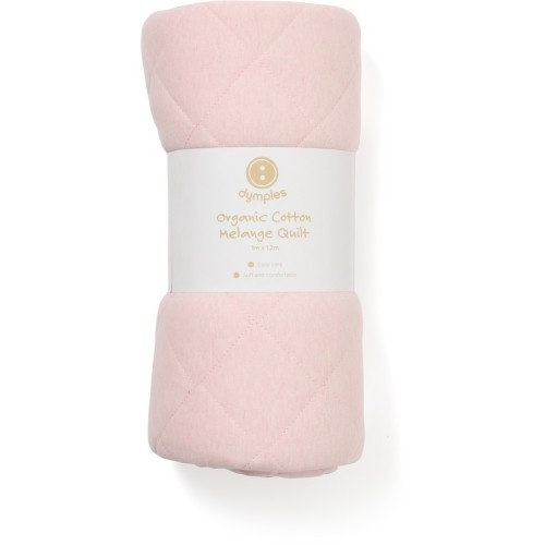 Dymples Printed Melange Quilt - Pink