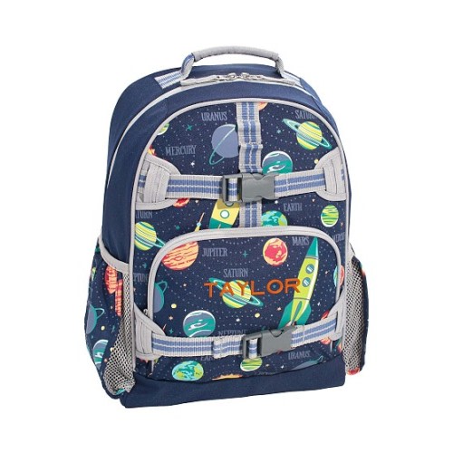Mackenzie Navy Solar System Glow-in-the-Dark Backpacks | Pottery Barn Kids