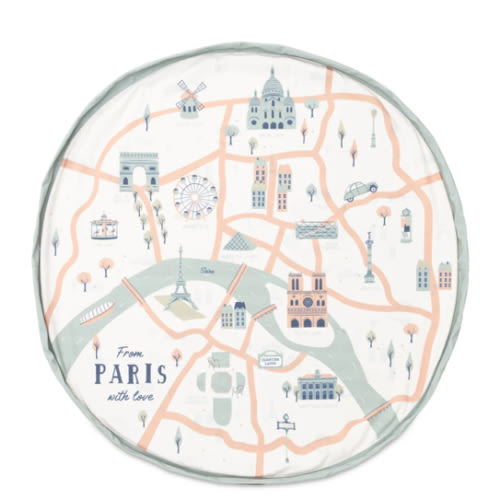 Paris Map Toy Storage Bag