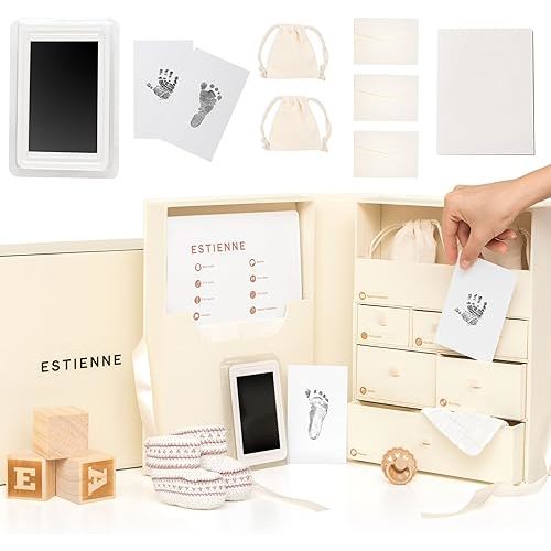 Baby Keepsake Box for Baby Girl Keepsake Box Baby Boy Keepsake Box for Baby Boy, Memory Box for Keepsakes Baby Memory Box for Baby Girl, Baby Box Keepsake Boxes with Lids, Newborn Keepsake Box Large