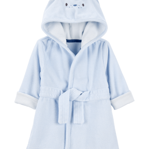 Blue Baby Dog Hooded Terry Robe | Carter’s Oshkosh Canada