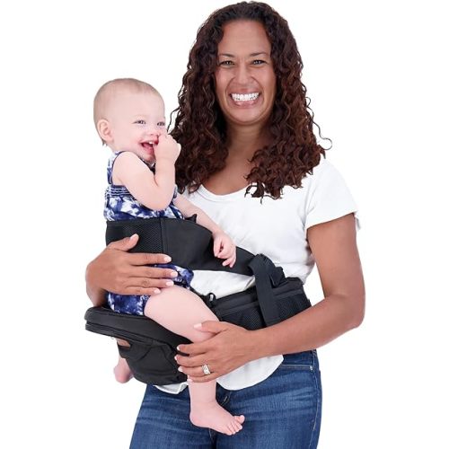 CPC Certified - Hip Carrier for Baby with Waist Safety Strap and Expander Strap - Toddler Carrier 25-60 lbs - Ergonomic Infant Holder with Hip Seat