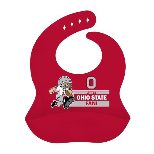 Baby Fanatic Ohio State Silicone Bib