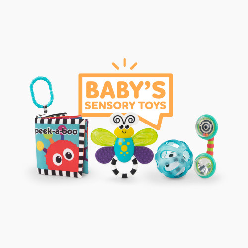 Sassy Baby's Sensory Toys Box Set (4 Toys)