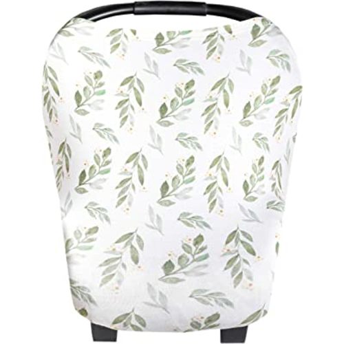Copper Pearl Multi-Use Cover: Car Seat Covers, Nursing Cover, and Stroller Cover for Sun - Stretchy Fabric, All-Season Use, Stylish Designs, Easy Access for Moms - Fern