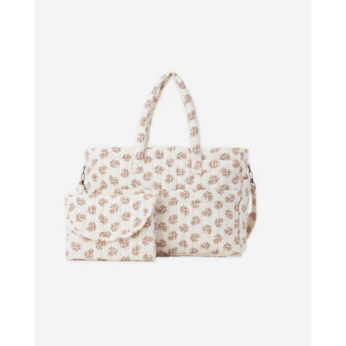 Diaper Bag + Changing Pad Set in Daylily by Quincy Mae