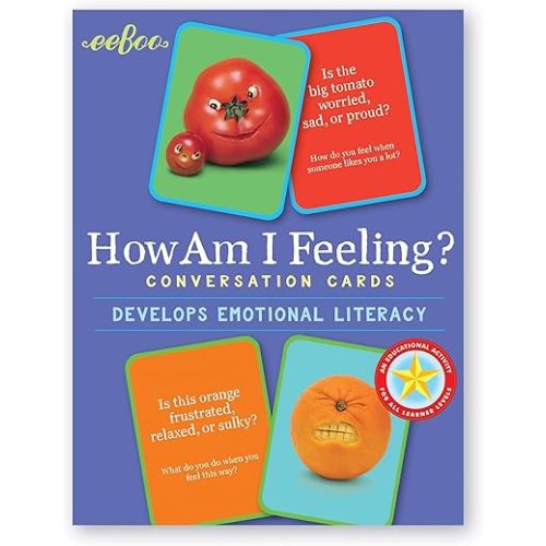 eeBoo's How am I Feeling? Conversation Flashcards for Kids