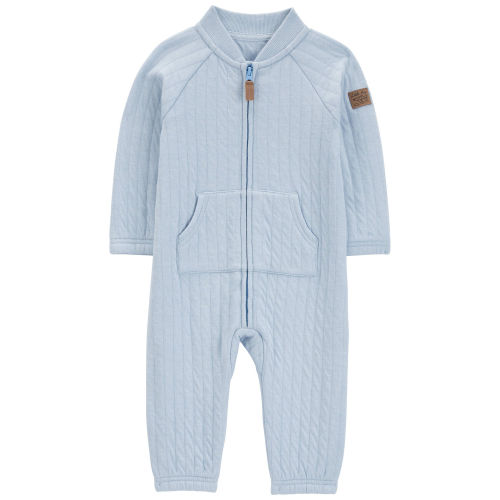 Baby Zip-Up Doubleknit Jumpsuit - Carter's | Carter's