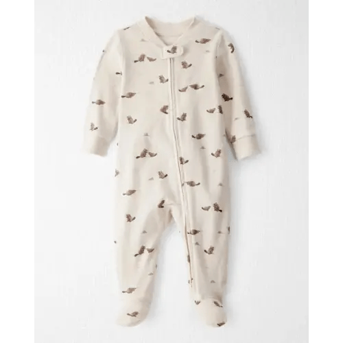 Baby Organic Cotton Sleep & Play Pajamas in Beaver Creek Print - Little Planet | Carter's