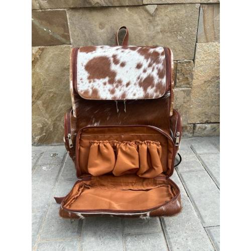Personalized Diaper Backpack Large Leather Tan Bag Baby Bag Wester Mommy Bag Best Christmas Gift For Moms Laptop Travel Bag Large Backpack