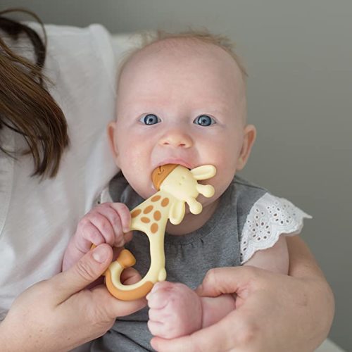 Dr. Brown's Ridgees Giraffe, Massaging Baby Teether, Designed by a Pediatric Dentist, BPA Free,3m+