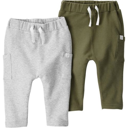little planet by carter's Baby 2-Pack Pants Made with Organic Cotton- 6Mo