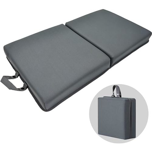 ECODESEO Extra Thick Kneeling Pad, Bath Kneeler Pad, Garden Kneeling pad for Women, Water Resistant Memory Foam Cushioning for Yoga, Bathing Baby, Physical Therapy, Prayer Pillow