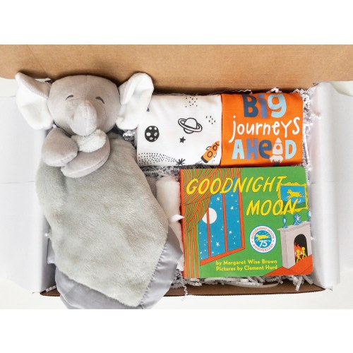 Baby boy gift box, baby shower gift boy, welcome baby boy gift basket, Gift for baby boy, Board book, Bodysuits,Security Blanket