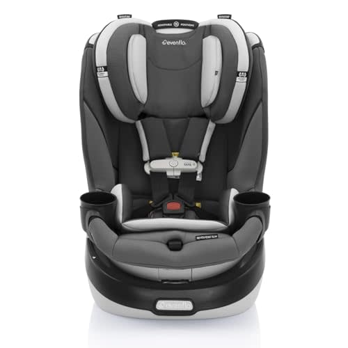 Evenflo Gold Revolve360 Slim 2-in-1 Rotational Car Seat with SensorSafe - Pearl