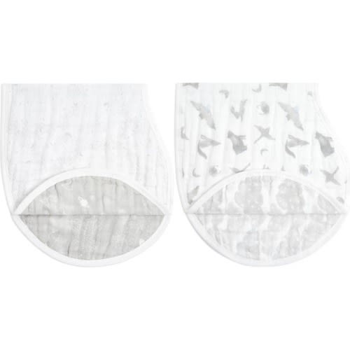 aden + anais 2-Pack Organic Cotton Burpy Bibs