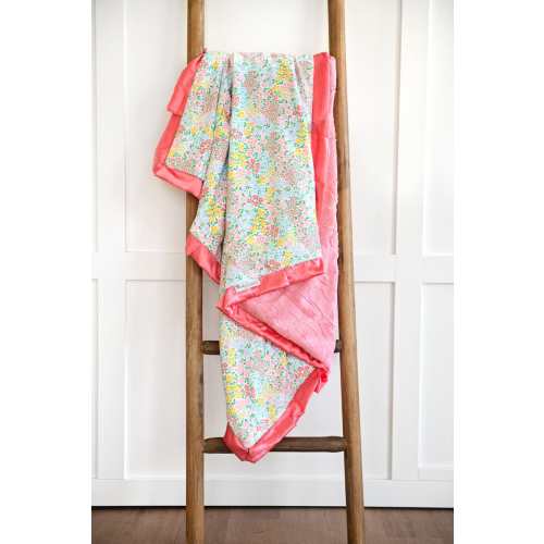 Dainty Floral Pastel Blanket