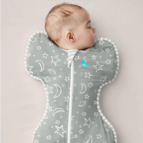 Swaddle Up™ 1.0 TOG Viscose from Bamboo Olive Stars & Moon